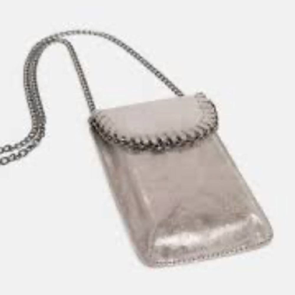 Melanie Lyne🩶Silver Chain phone Bag NWOT
